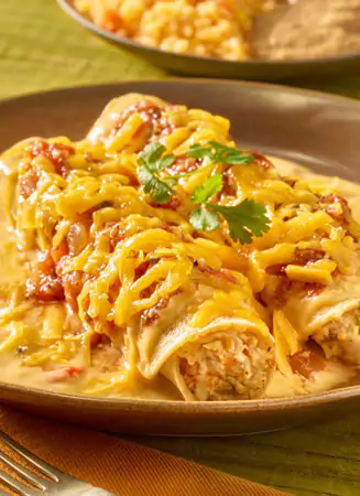 Chicken enchiladas